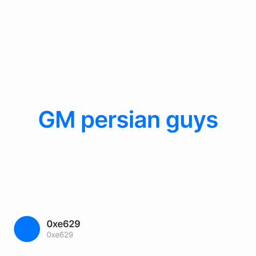 GM persian guys