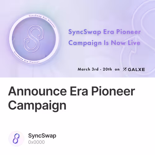 Announce Era Pioneer Campaign