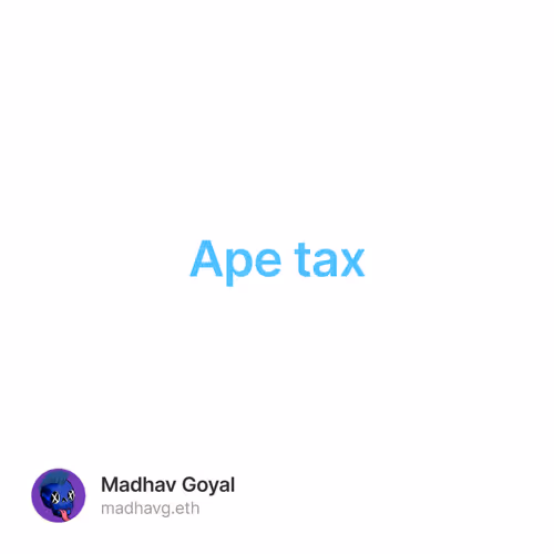 Ape tax