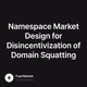 Namespace Market Design for Disincentivization of Domain Squatting