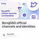 BonqDAO official channels and identities