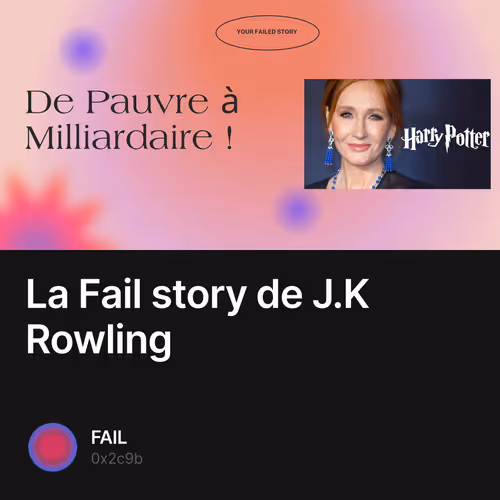 La Fail story de J.K Rowling