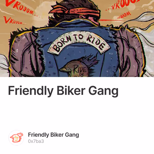 Friendly Biker Gang