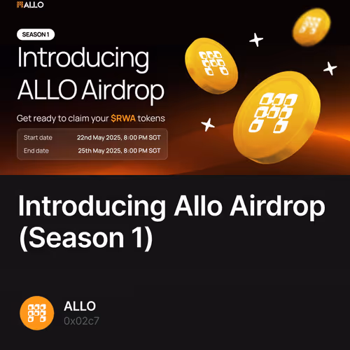 Introducing Allo Airdrop (Season 1)