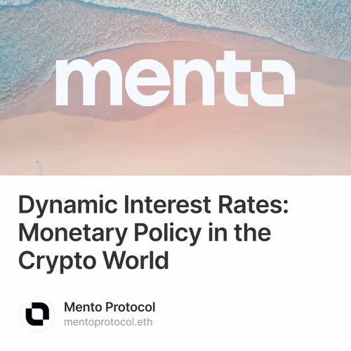 Dynamic Interest Rates: Monetary Policy in the Crypto World