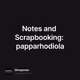 Notes and Scrapbooking: papparhodiola