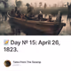 📝 Day № 15: April 26, 1823.