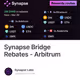 Synapse Bridge Rebates - Arbitrum