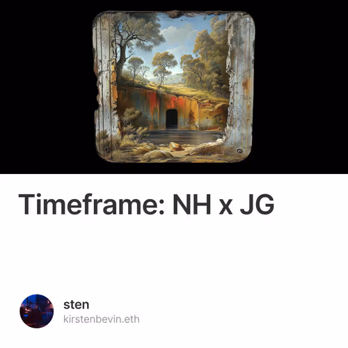 Timeframe: NH x JG