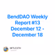 BendDAO Weekly Report #13 December 12 - December 18