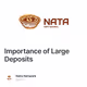 Importance of Large Deposits