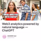 Web3 analytics powered by natural language — ChatGPT