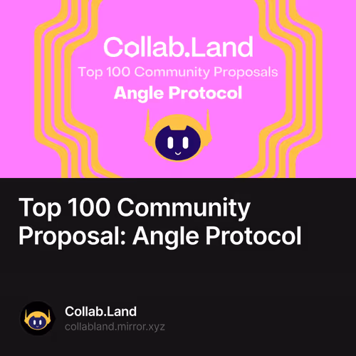Top 100 Community Proposal: Angle Protocol