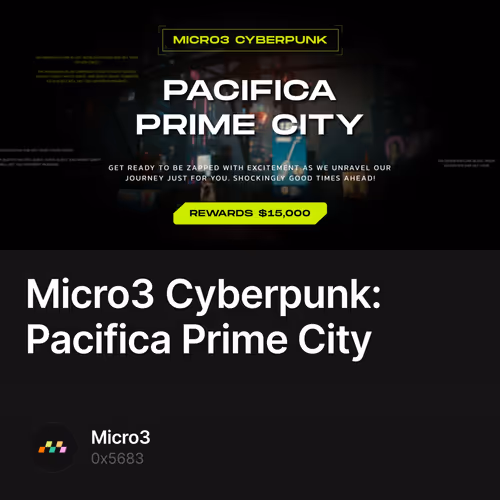 Micro3 Cyberpunk: Pacifica Prime City
