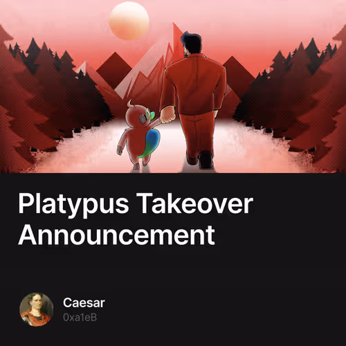Platypus Takeover Announcement