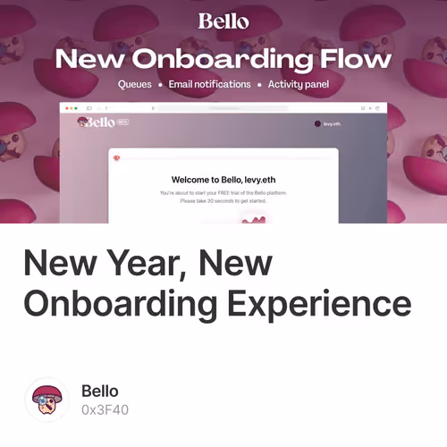 New Year, New Onboarding Experience