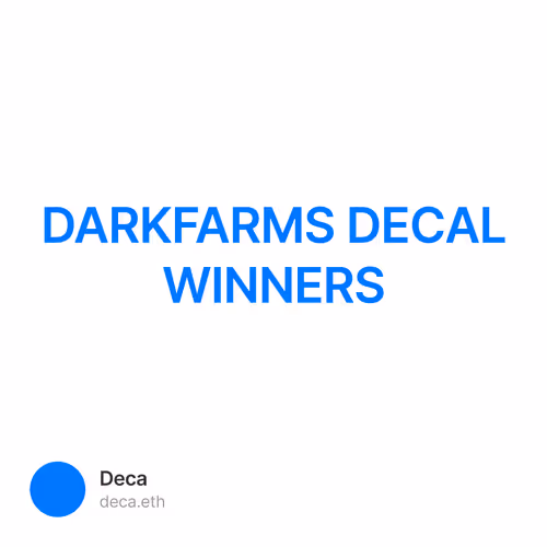 DARKFARMS DECAL WINNERS
