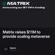 Matrix raises $11M to provide scaling metaverse