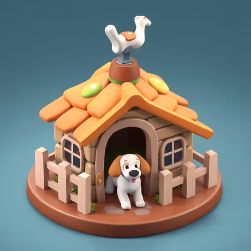 Isometric Dog Houses Optimism