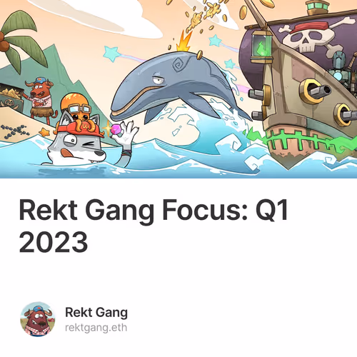 Rekt Gang Focus: Q1 2023