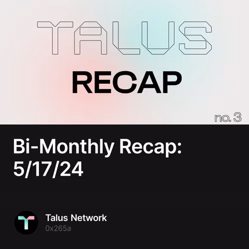 Bi-Monthly Recap: 5/17/24