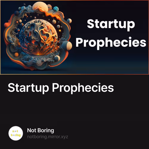 Startup Prophecies