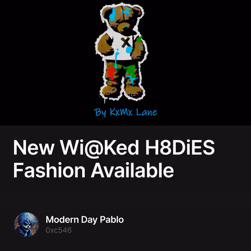 New Wi@Ked H8DiES Fashion Available