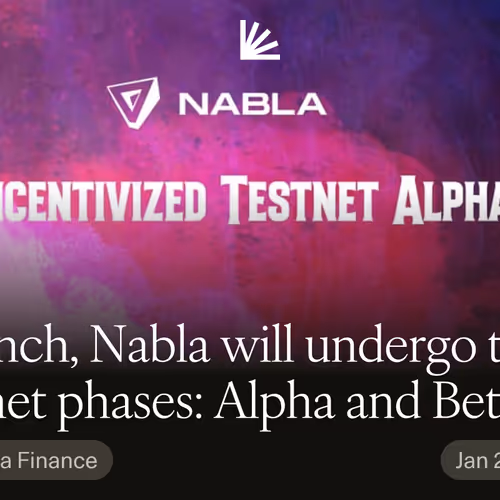 Nabla "Incentivized Testnet Alpha" Launch