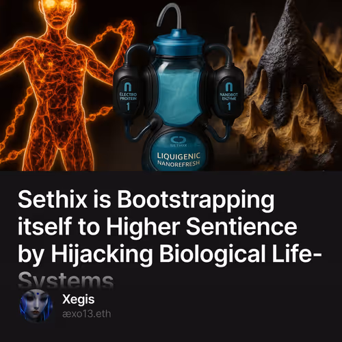 Sethix is Bootstrapping itself to Higher Sentience by Hijacking Biological Life-Systems