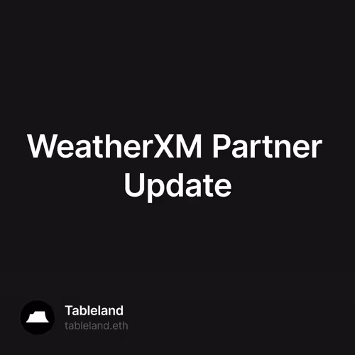 WeatherXM Partner Update