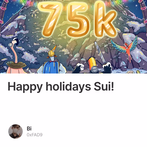 Happy holidays Sui!