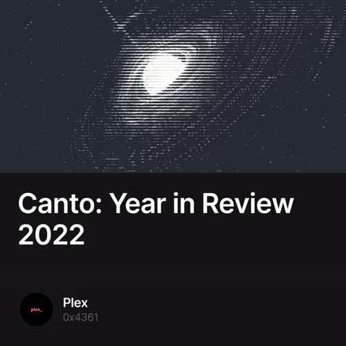 Canto: Year in Review 2022