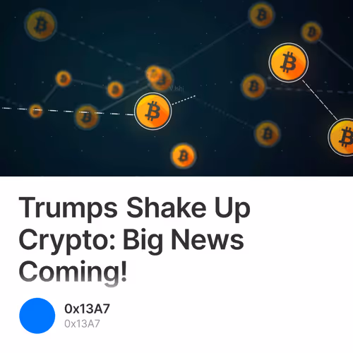 Trumps Shake Up Crypto: Big News Coming!
