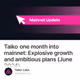 Taiko one month into mainnet: Explosive growth and ambitious plans (June 2024)