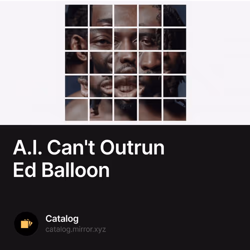 A.I. Can't Outrun Ed Balloon