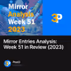 Mirror Entries Analysis: Week 51 in Review (2023)