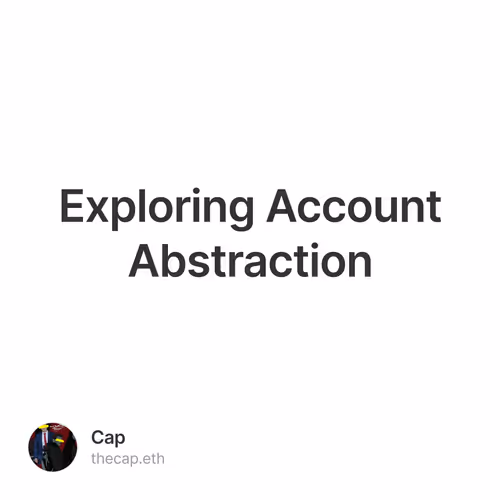 Exploring Account Abstraction