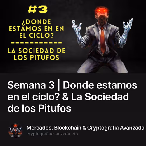Semana 3 | Donde estamos en el ciclo? & La Sociedad de los Pitufos