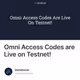 Omni Access Codes are Live on Testnet!