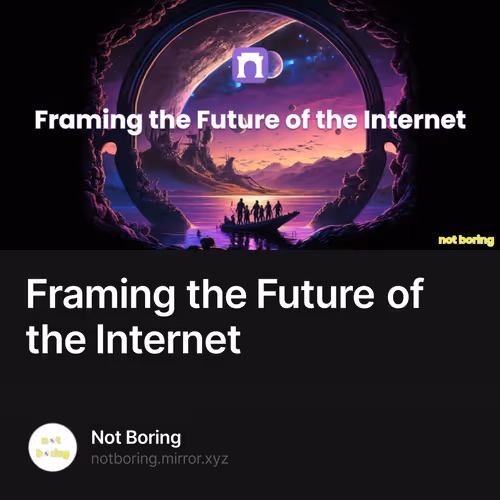 Framing the Future of the Internet