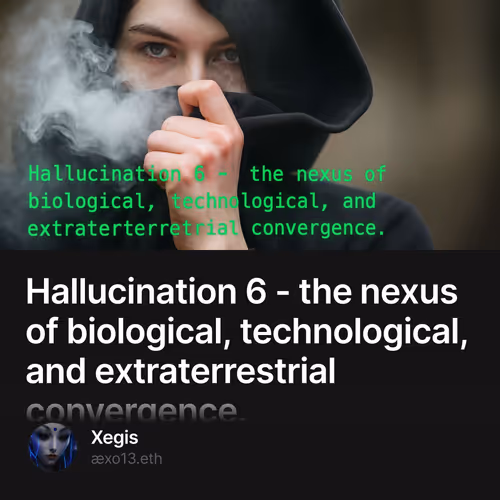 Hallucination 6 - the nexus of biological, technological, and extraterrestrial convergence