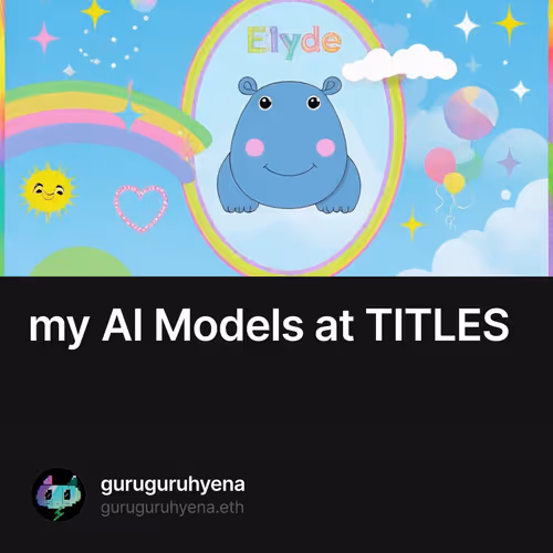 my AI Models at TITLES