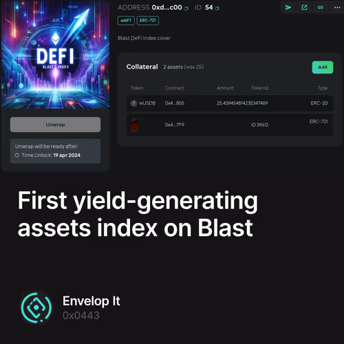 First yield-generating assets index on Blast