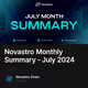 Novastro Monthly Summary - July 2024