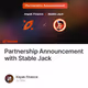 Partnership Announcement with Stable Jack
