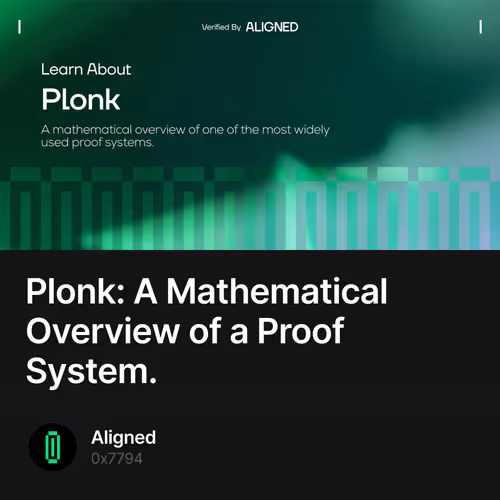 Plonk: A Mathematical Overview of a Proof System.