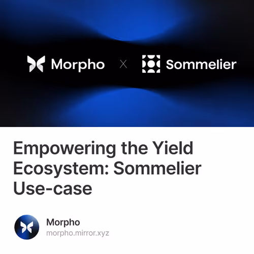 Empowering the Yield Ecosystem: Sommelier Use-case