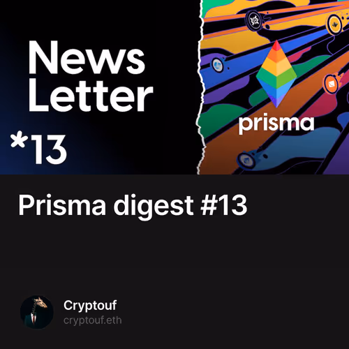 Prisma digest #13