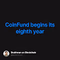 CoinFund begins its eighth year
