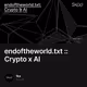 endoftheworld.txt :: Crypto x AI